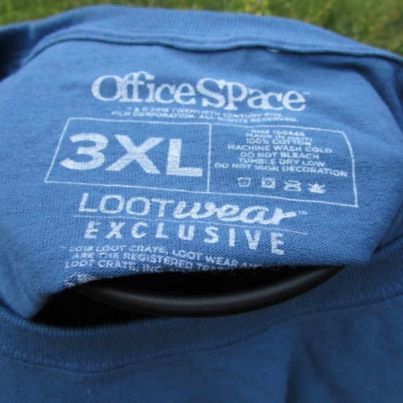 Loot crate Office Space T-Shirt Blue 3XL - Picture 2 of 8